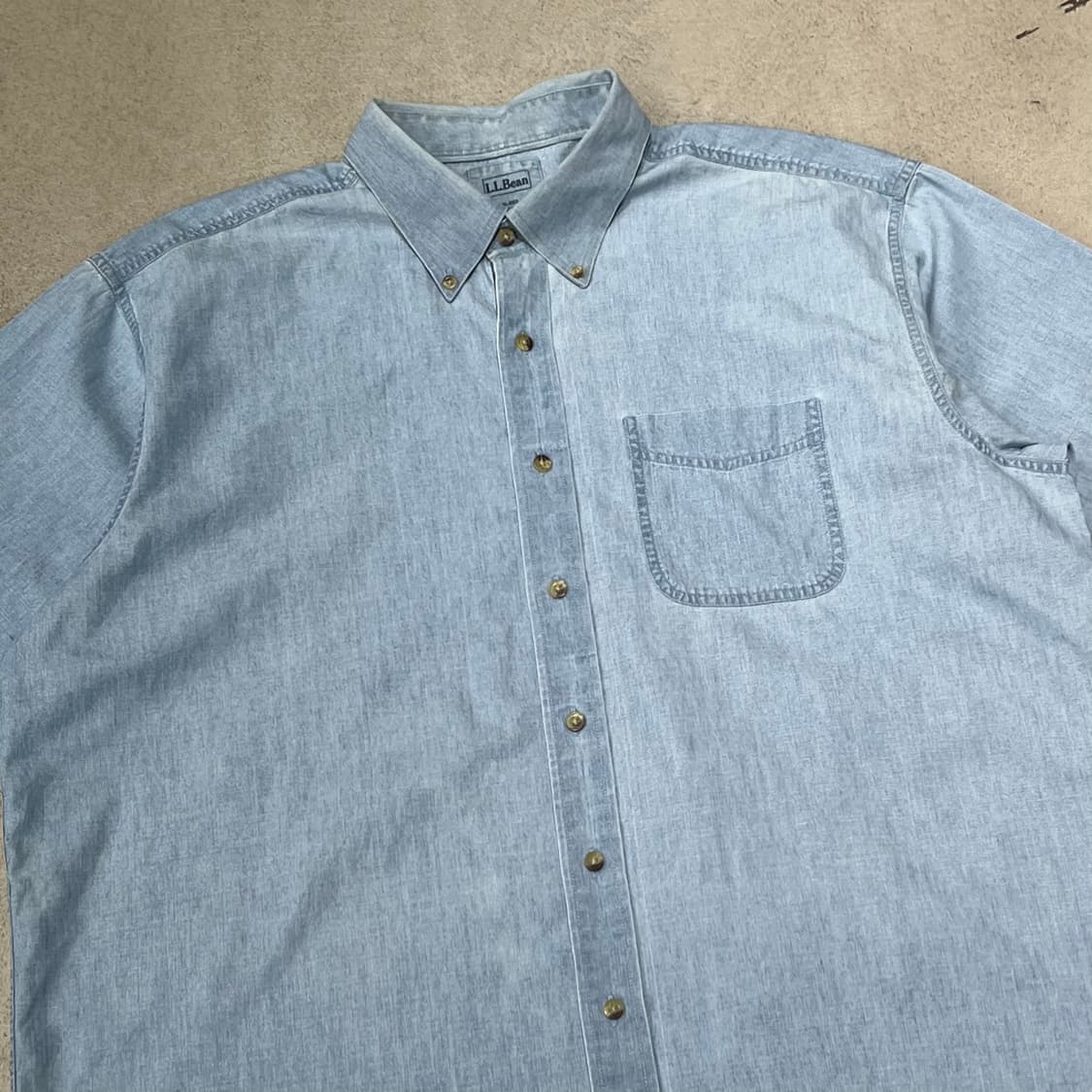 엘엘빈 워크 데님 하프셔츠 s10636 상품이미지3