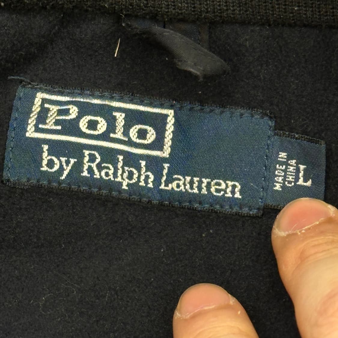 L 폴로랄프로렌 내장후드 네이비 폴리쉪 페리 자켓  상품이미지4