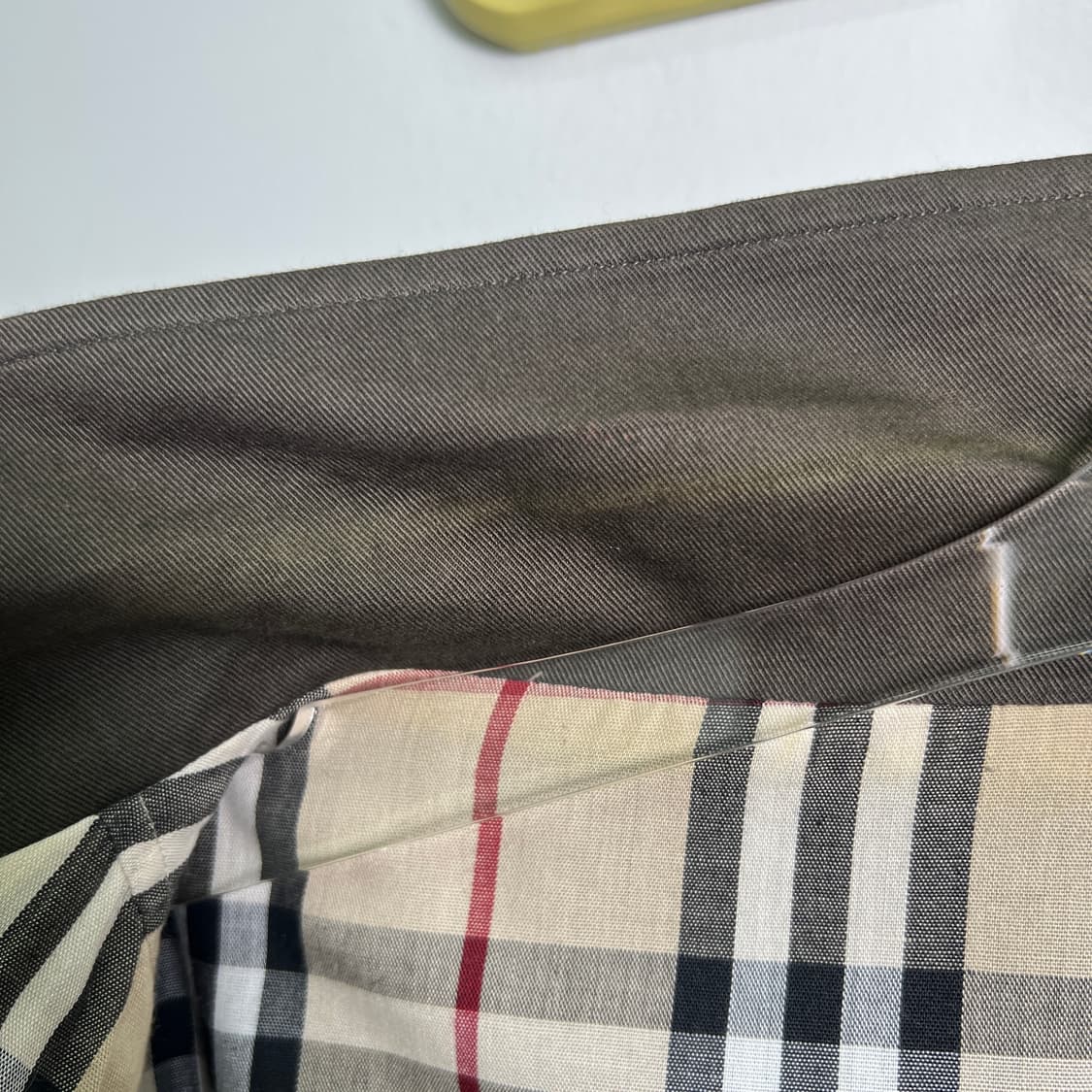 버버리 런던 노바 체크 리버시블 블루종 S 상품이미지9