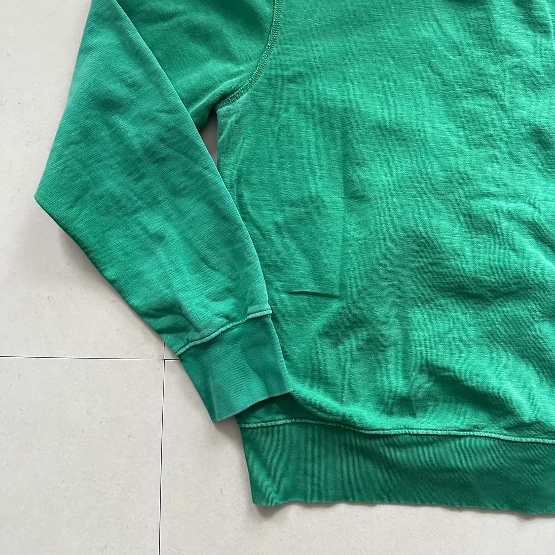 폴로 랄프 로렌 빈티지 워싱 그린 후드집업 M (TALON 지퍼) 상품이미지9
