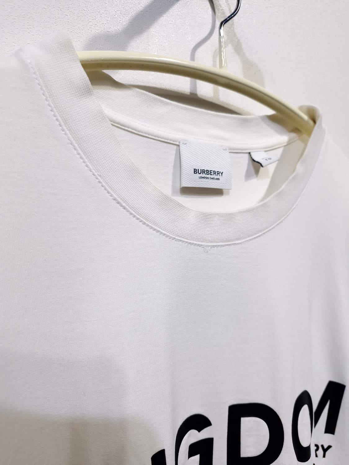 BURBERRY 버버리 19ss 킹덤 로고 티셔츠 화이트 상품이미지4