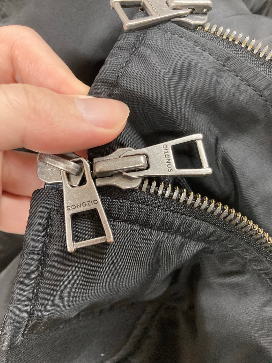 송지오옴므 더블후드 레이어드 MA-1 46사이즈 상품이미지8