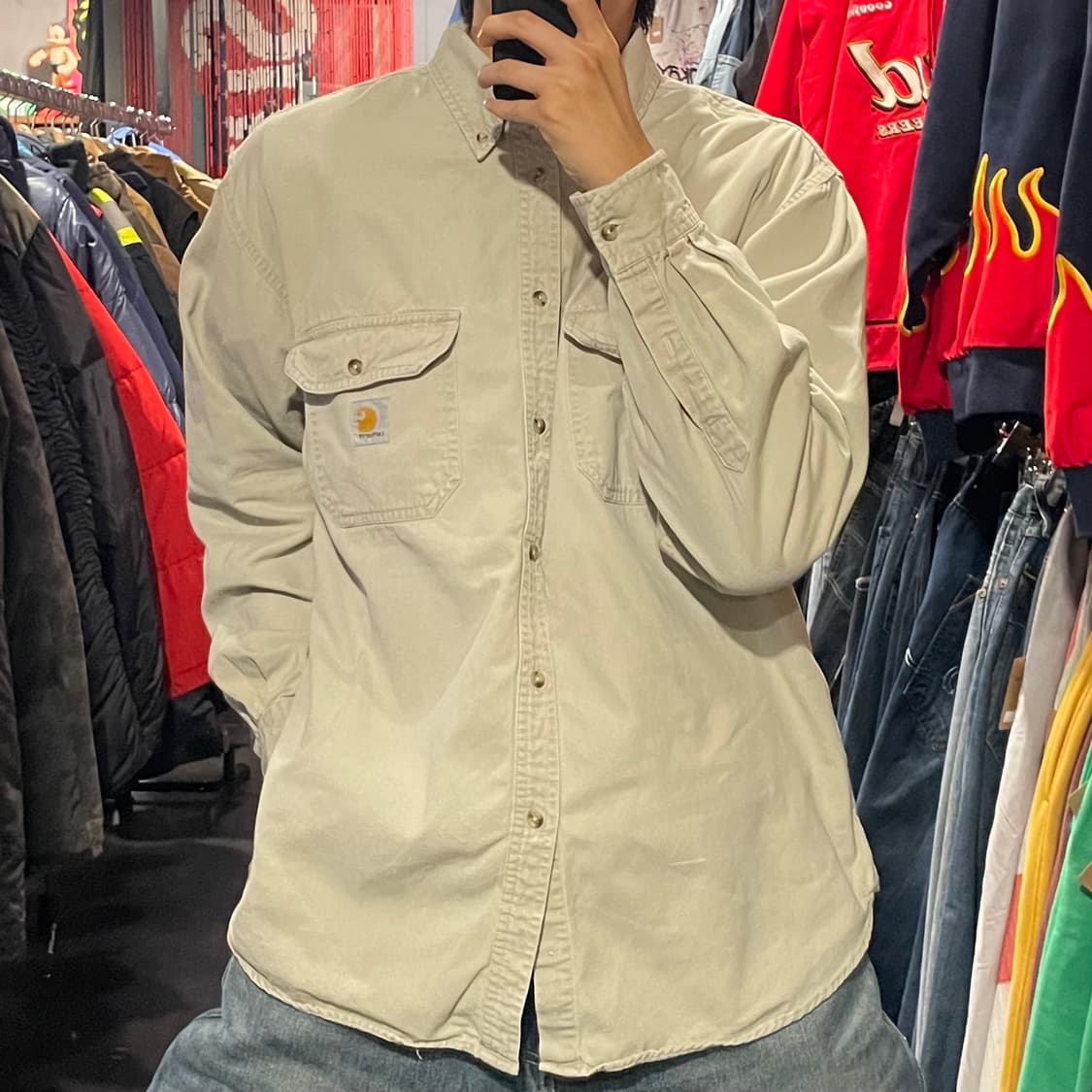 [IM] carhartt 칼하트 그레이지 긴팔셔츠 상품이미지3