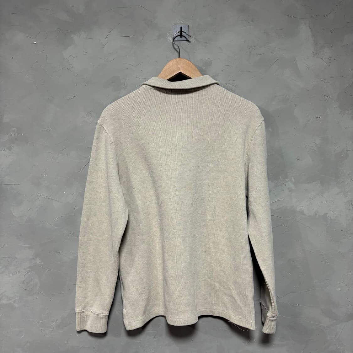 폴로 랄프로렌 신형 니트 반집업 오트밀 상품이미지4