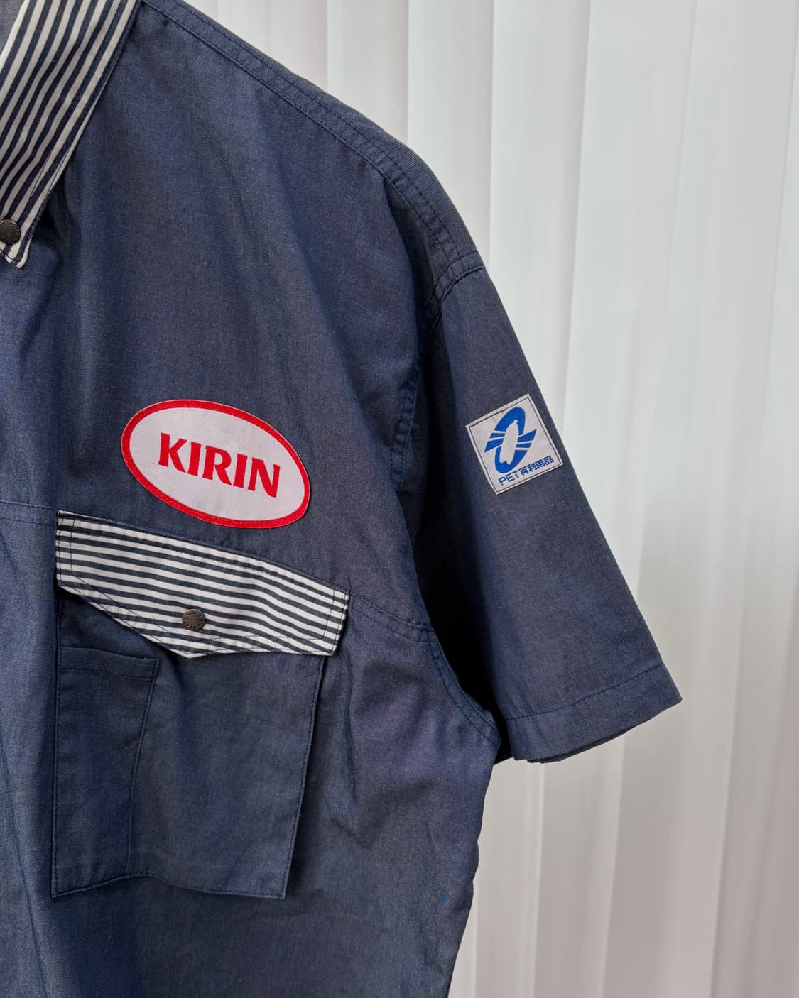 [L]기린 KIRIN 팩토리 워크 셔츠 상품이미지8