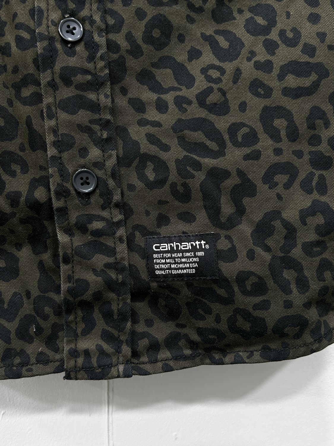 칼하트 wip 어드벤쳐 카모플라쥬 셔츠 xs 상품이미지4