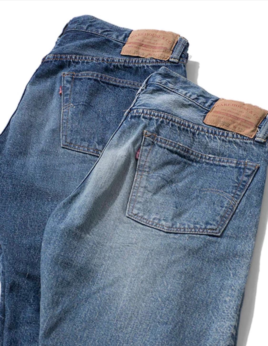 (A급)웨어하우스 1101 2ND-HAND 34사이즈 라이트워시 상품이미지6