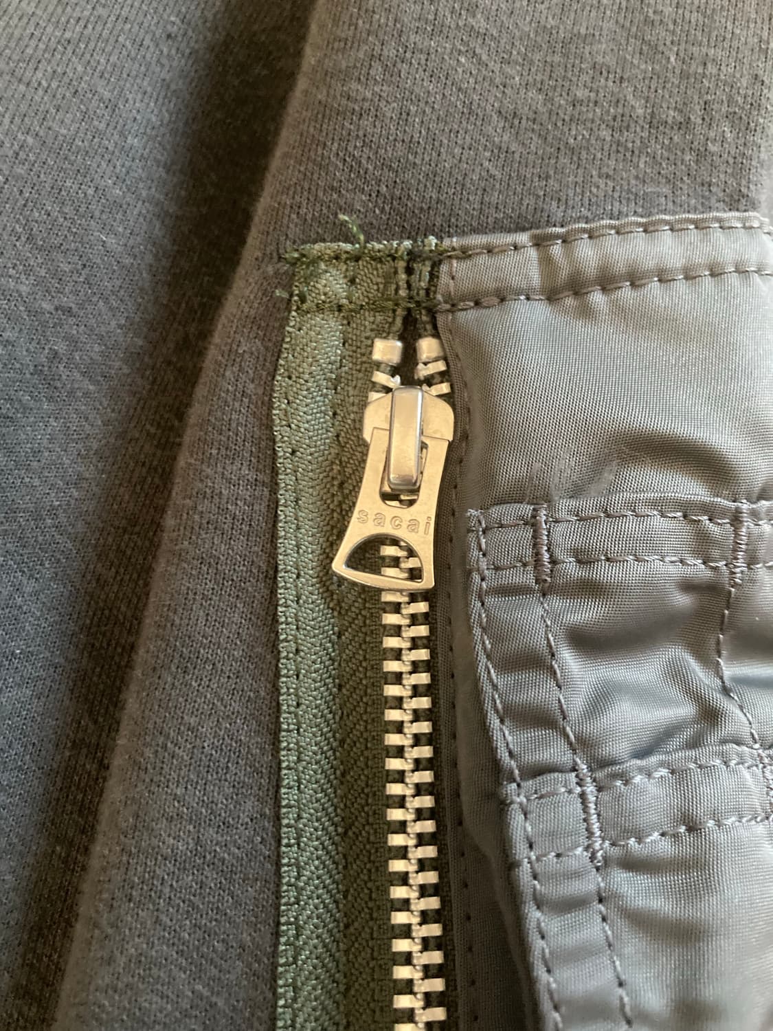 사카이 스폰지 스웻 후드 그레이 상품이미지3