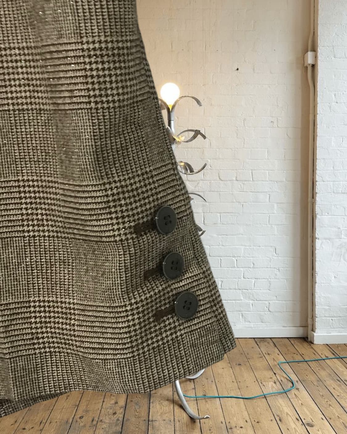 vintage check button capri pants 상품이미지7