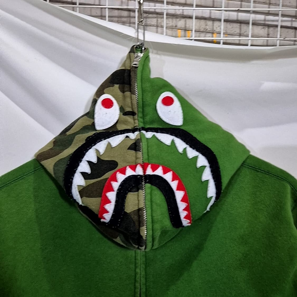 Bape 베이프 녹계 풀 후드집업 상품이미지2