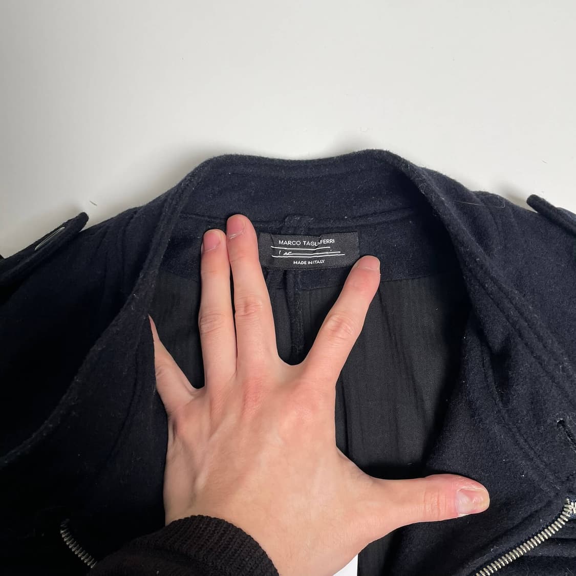 Marco tagliaferri 펠트 울 멀티포켓 자켓 (italy)   상품이미지9