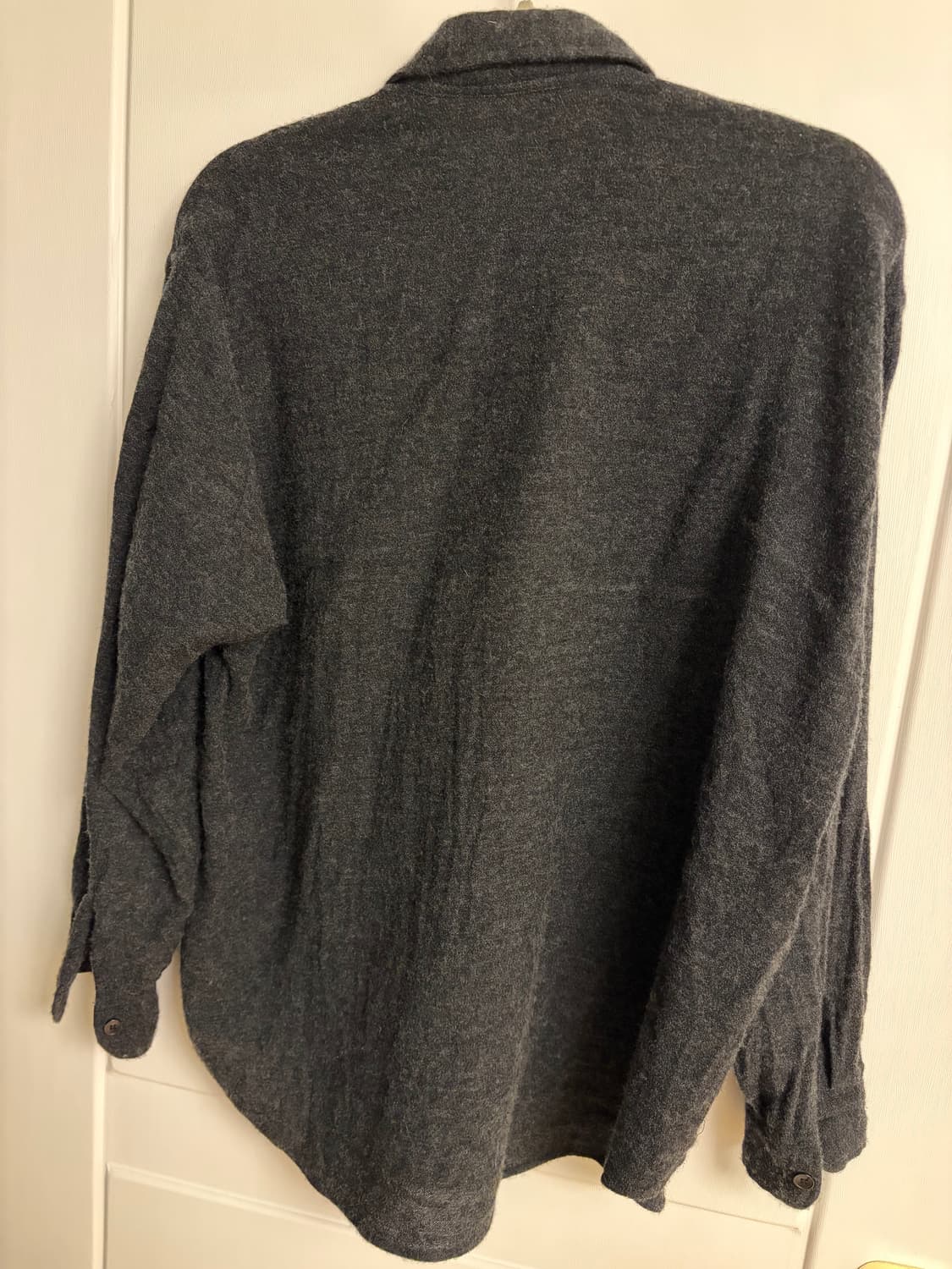 코모리 캐시미어 블렌드 반집업 셔츠 상품이미지2