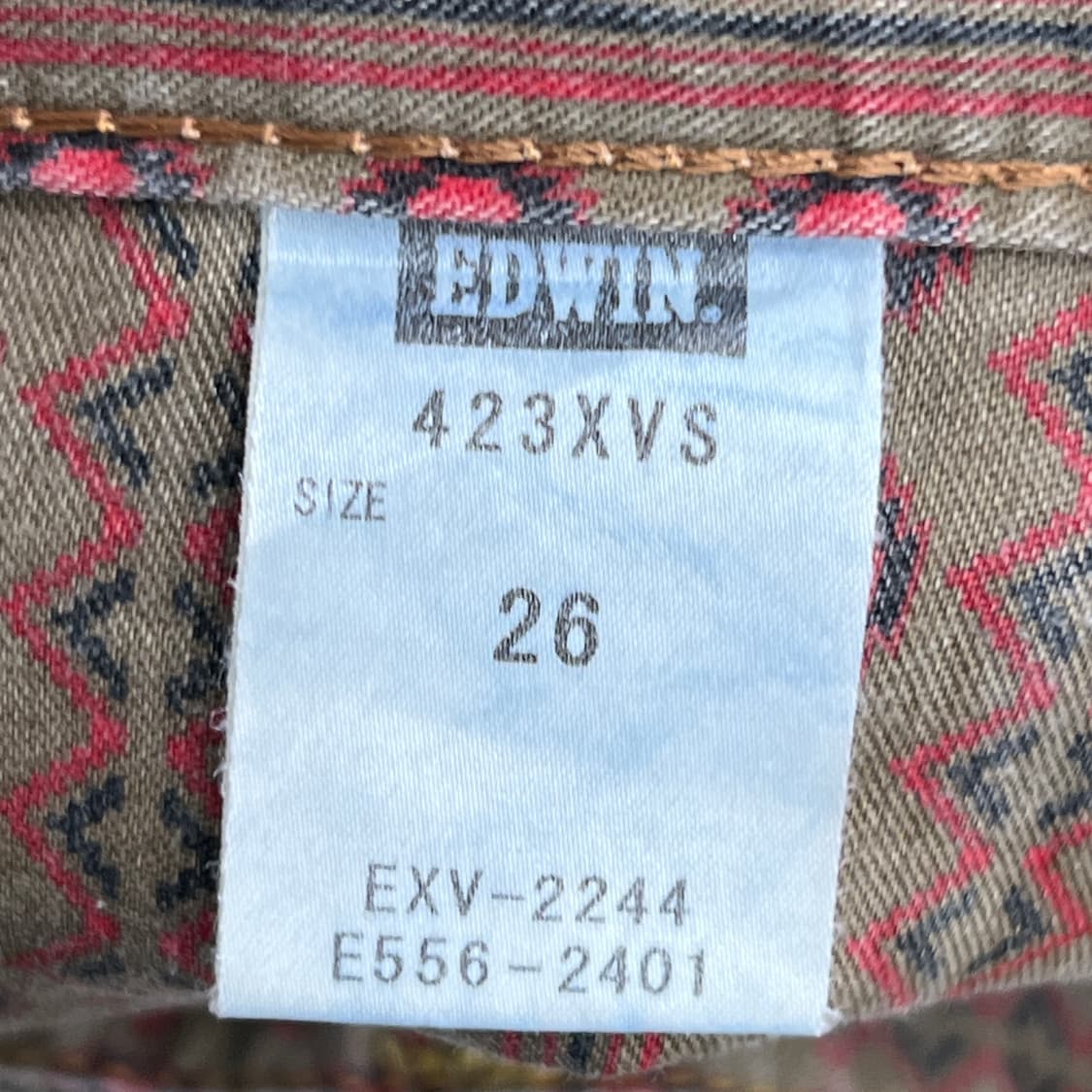 Edwin 에드윈 빈티지 XVS 웨스턴 데님 팬츠 26 상품이미지6