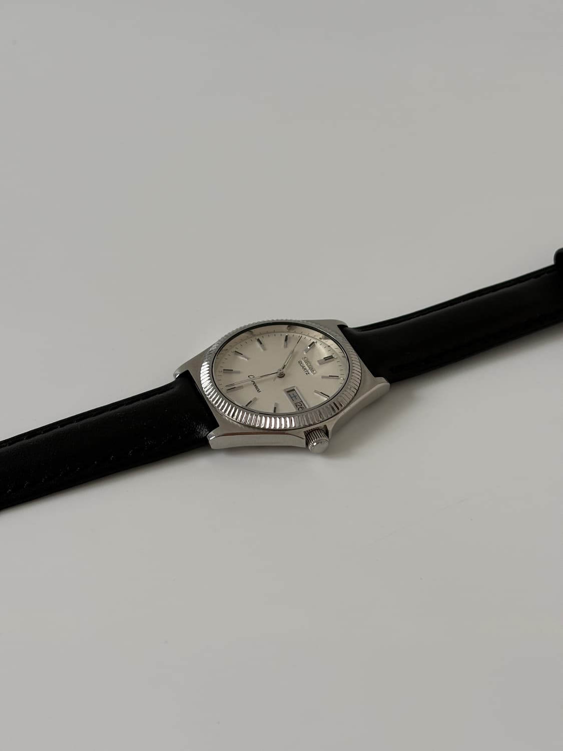 1980s Chorons Bokashi Dial Silver Quartz 상품이미지6