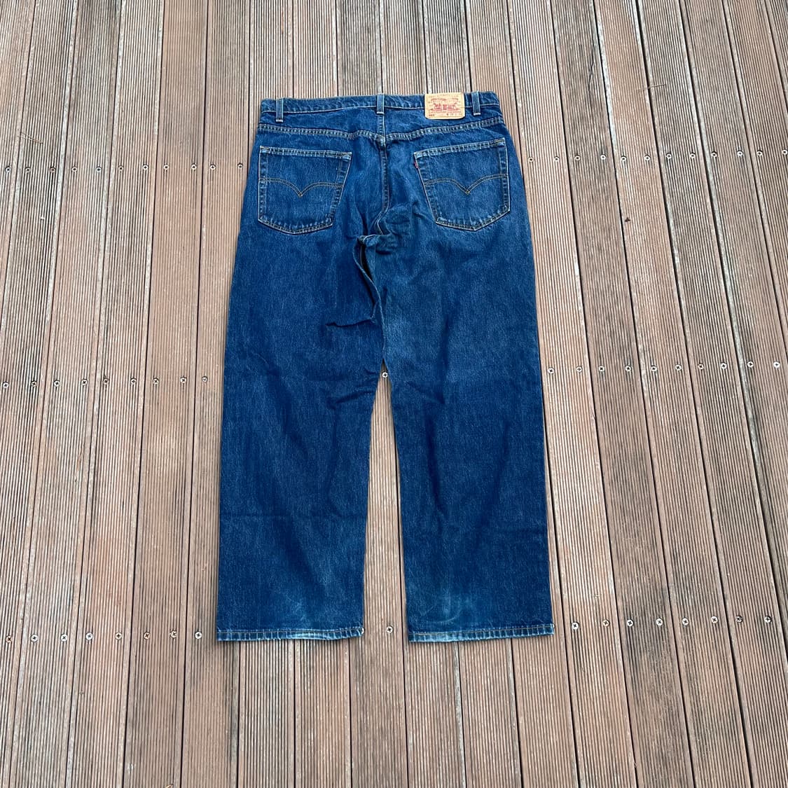 [38X30] 90s 빈티지 리바이스 569 인디고 made in usa 상품이미지4