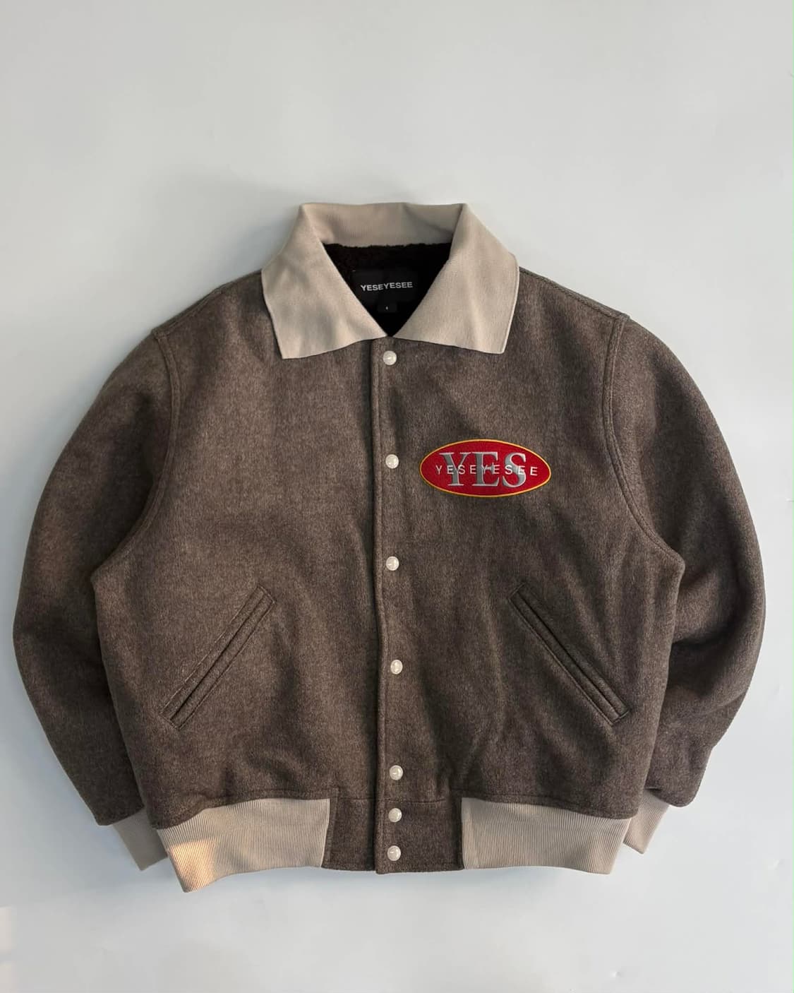 [S] 예스 아이씨 포커 울 바시티 자켓 상품이미지1