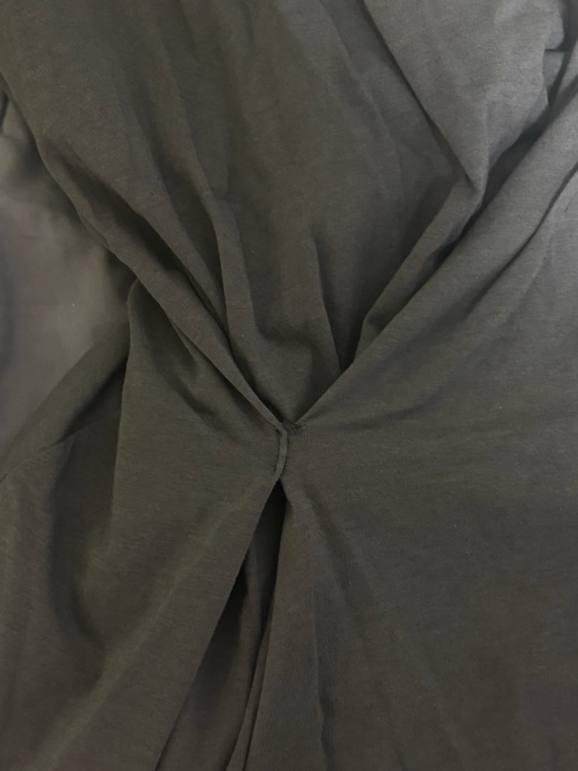 나체 INCLINE DRAPING LONG SLEEVE CHARCOAL 상품이미지2