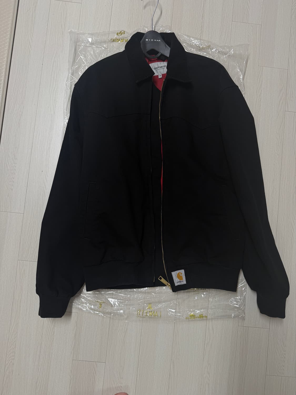 칼하트 WIP OG 산타페 자켓 블랙 M 상품이미지1