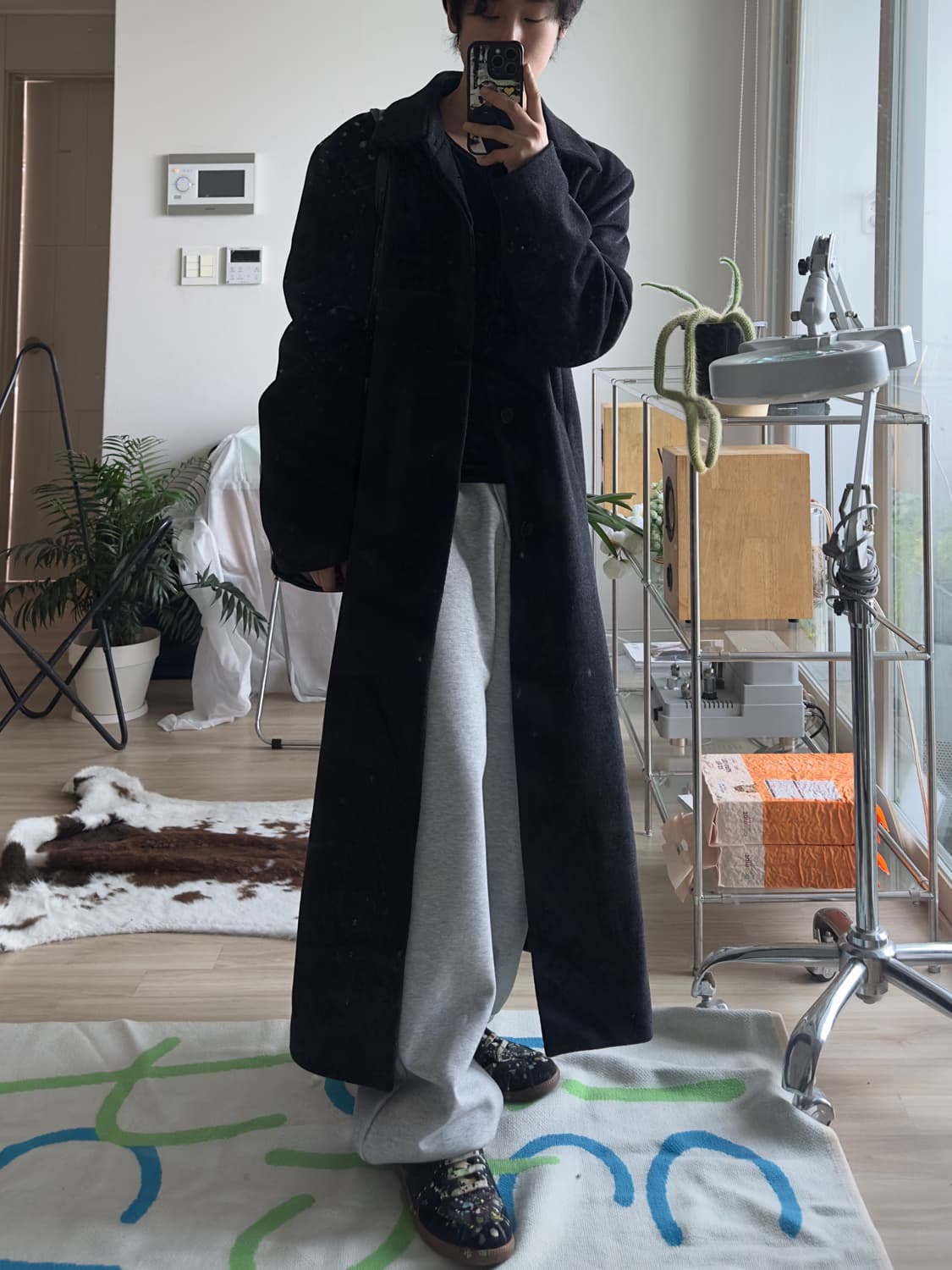 코모도 카라 디테일 맥시 울 롱코트  상품이미지5