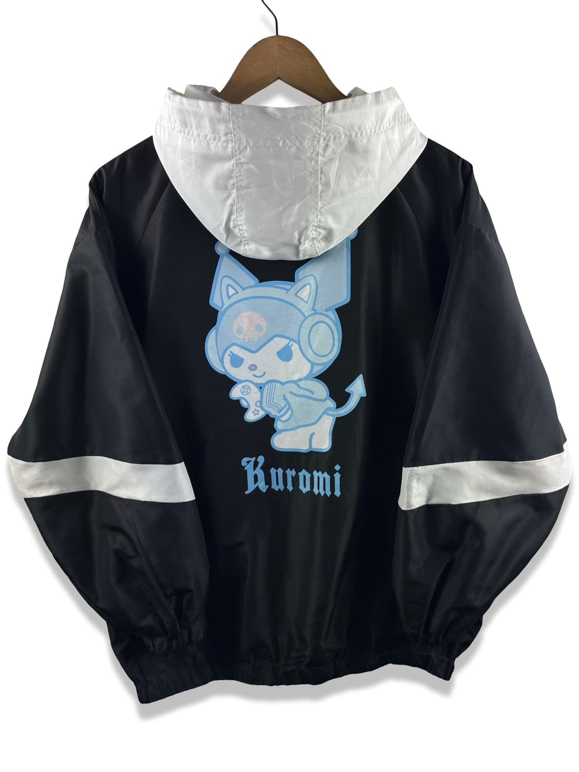 쿠로미 백프린팅 후드 바람막이 자켓2713 상품이미지1