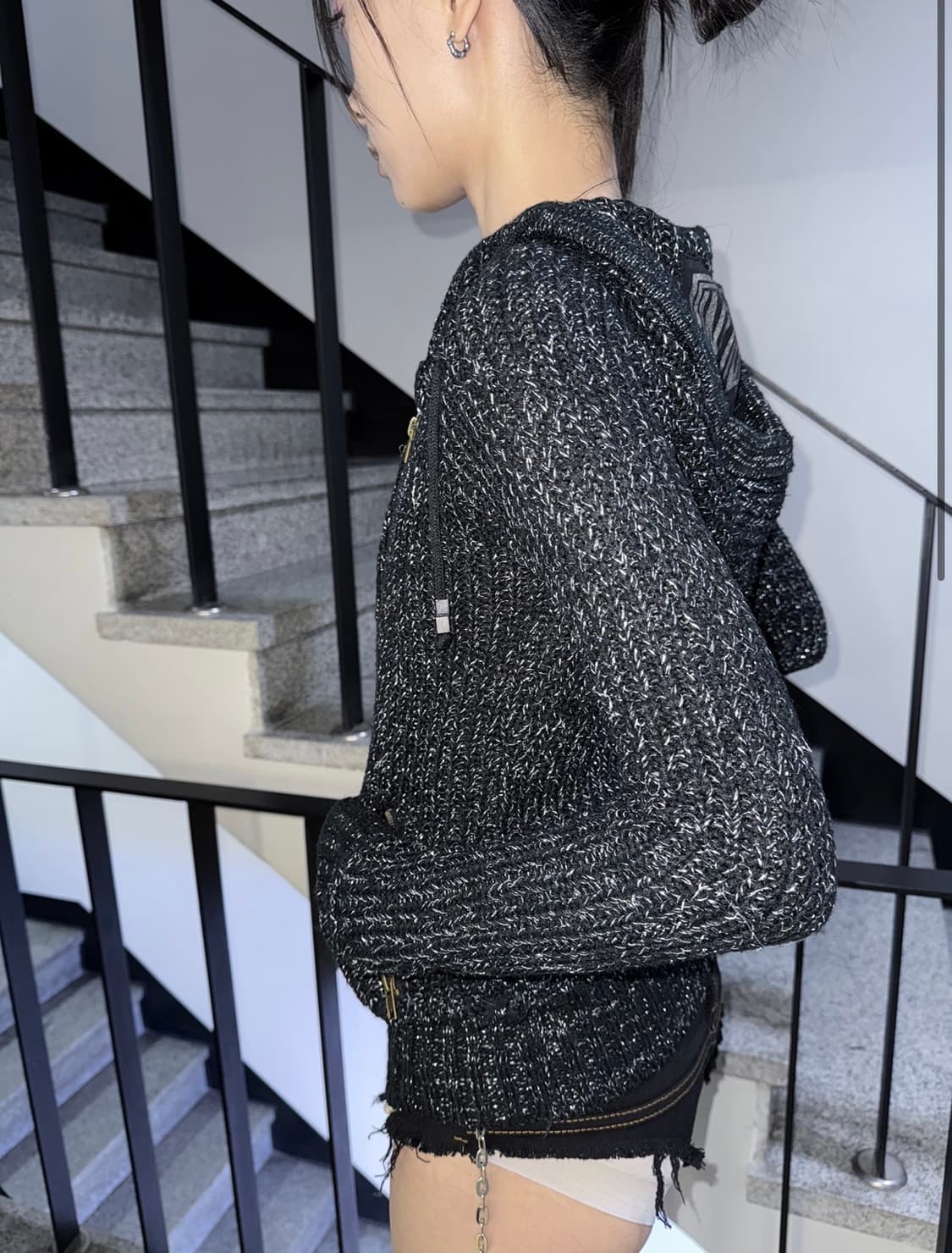 DIA 니트집업 상품이미지3