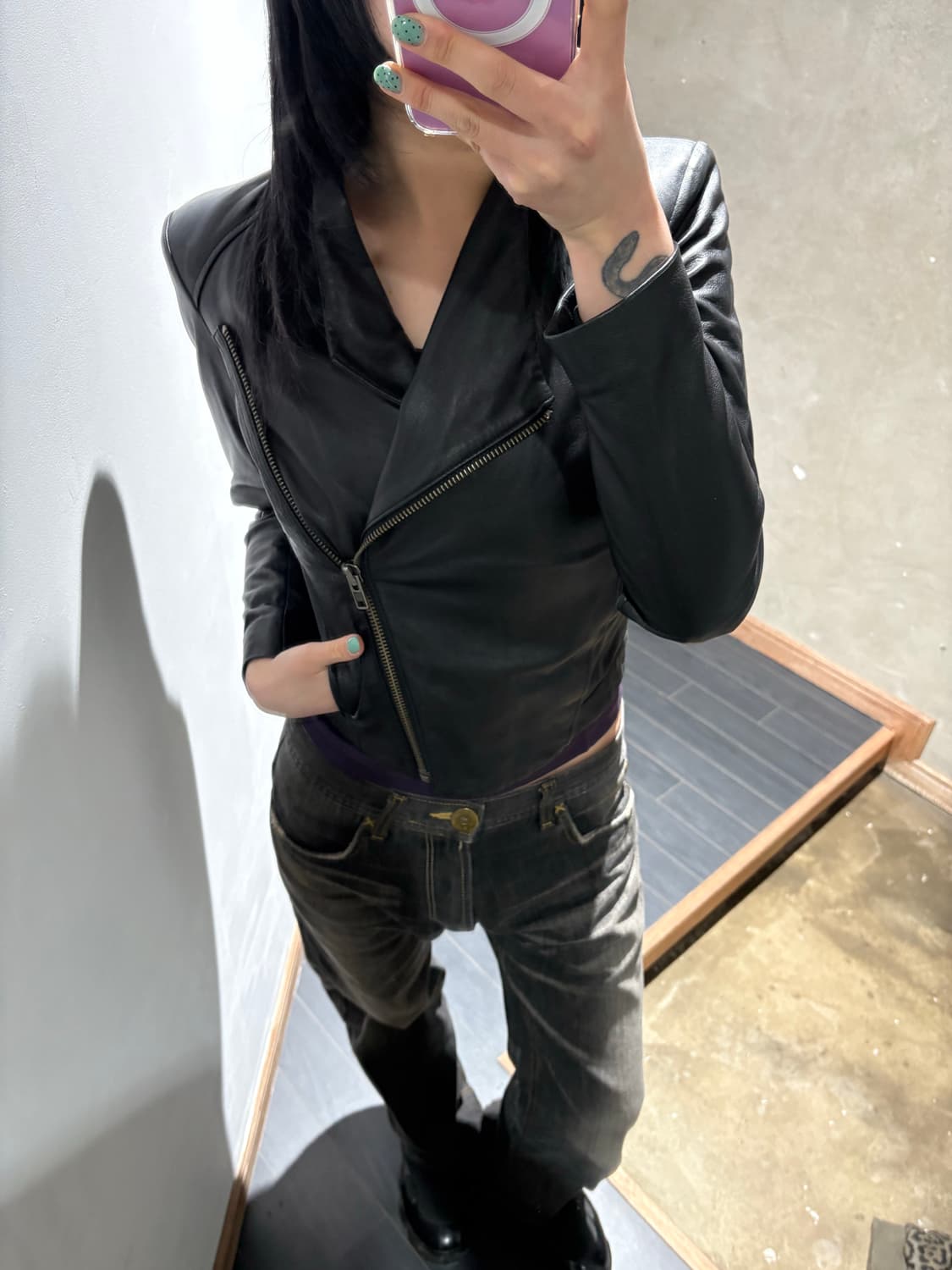 헬무트랭 램스킨 라이더자켓 상품이미지5