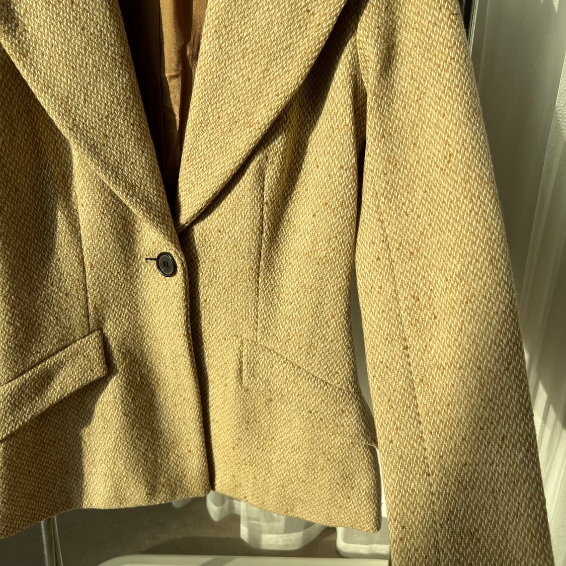 질스튜어트 싱글버튼 울실크혼방 모직 자켓 상품이미지4