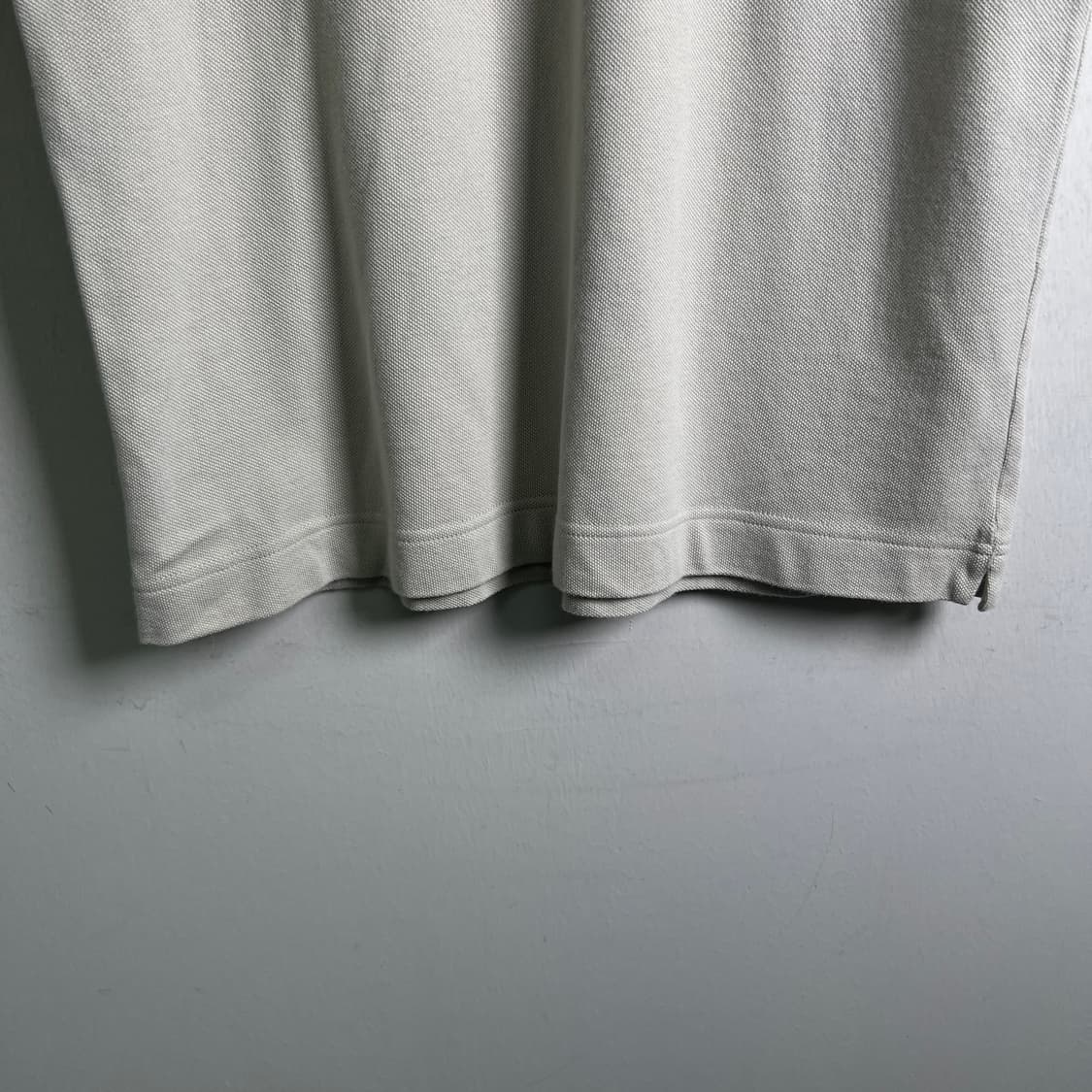 페라가모 빈티지 라이트 그레이 반팔 폴로 셔츠 XS 상품이미지5