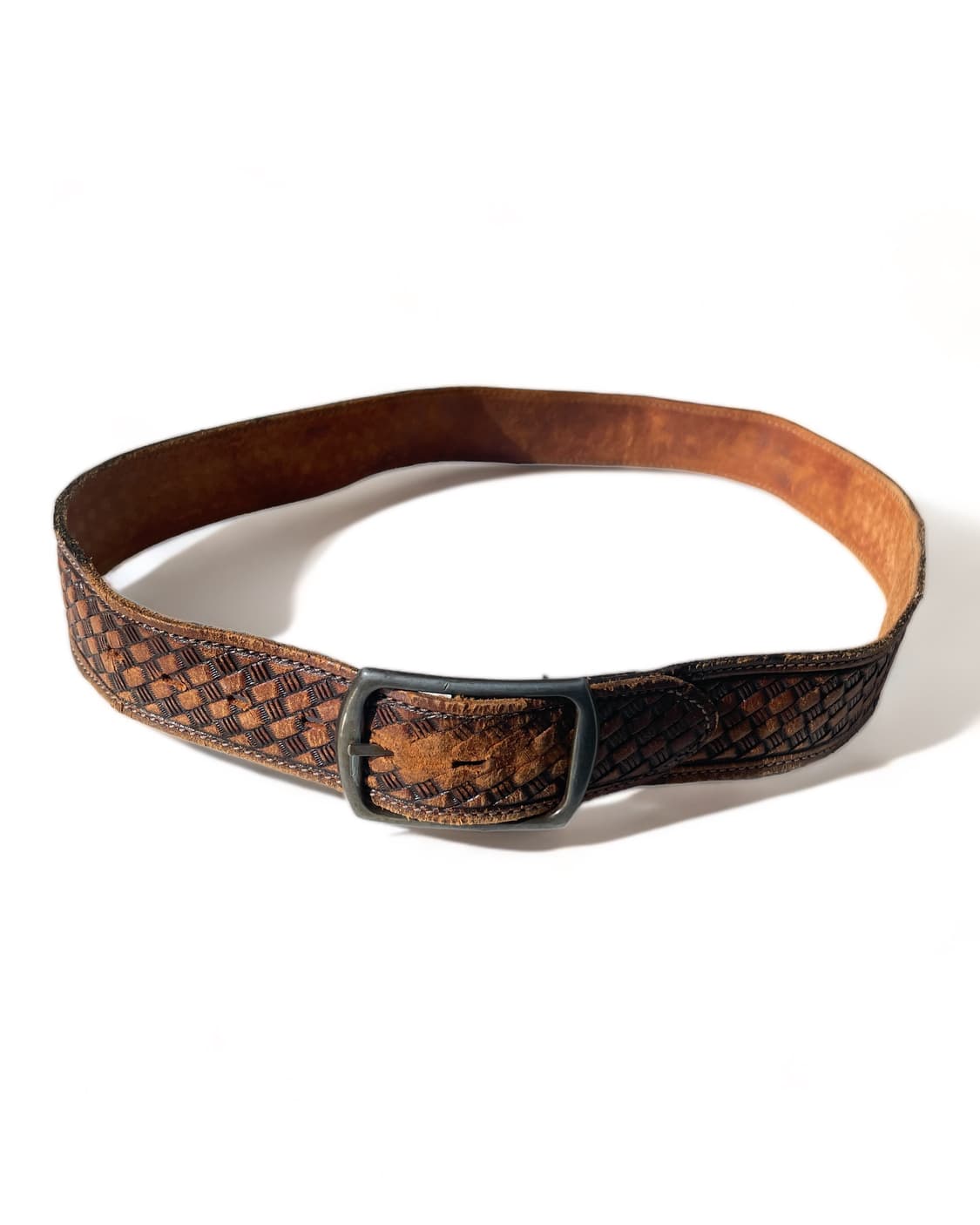 vintage carving leather belt 상품이미지1