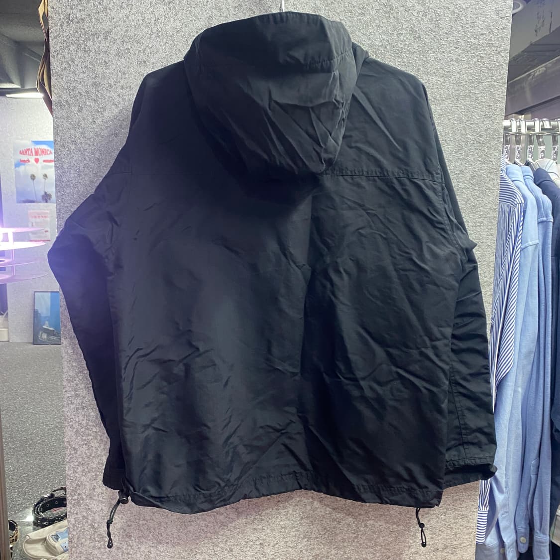 노스페이스 사이드 포켓 블랙 바람막이 자켓 B3888 상품이미지5