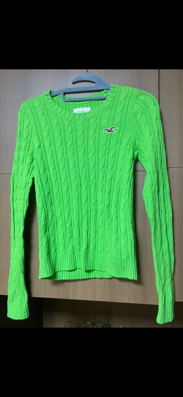 홀리스터 꽈배기 니트 스웨터 - XS 상품이미지1