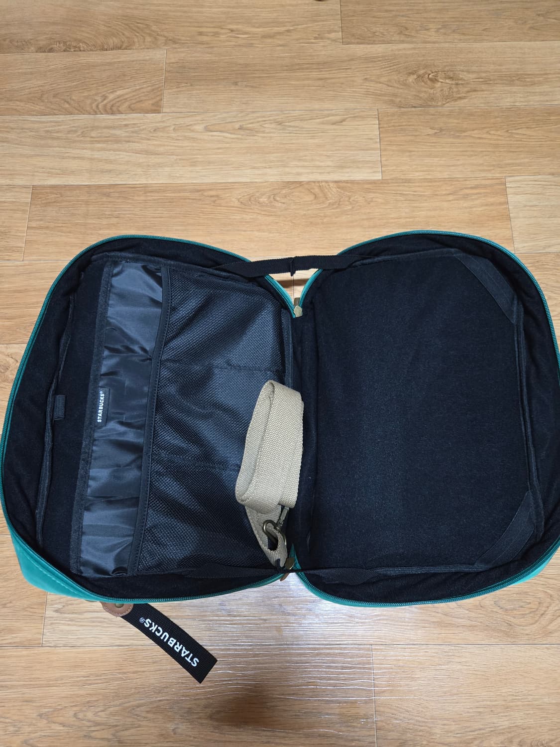 스타벅스 멀티컬러 노트북가방 스타벅스 메신저백(미사용) 상품이미지6