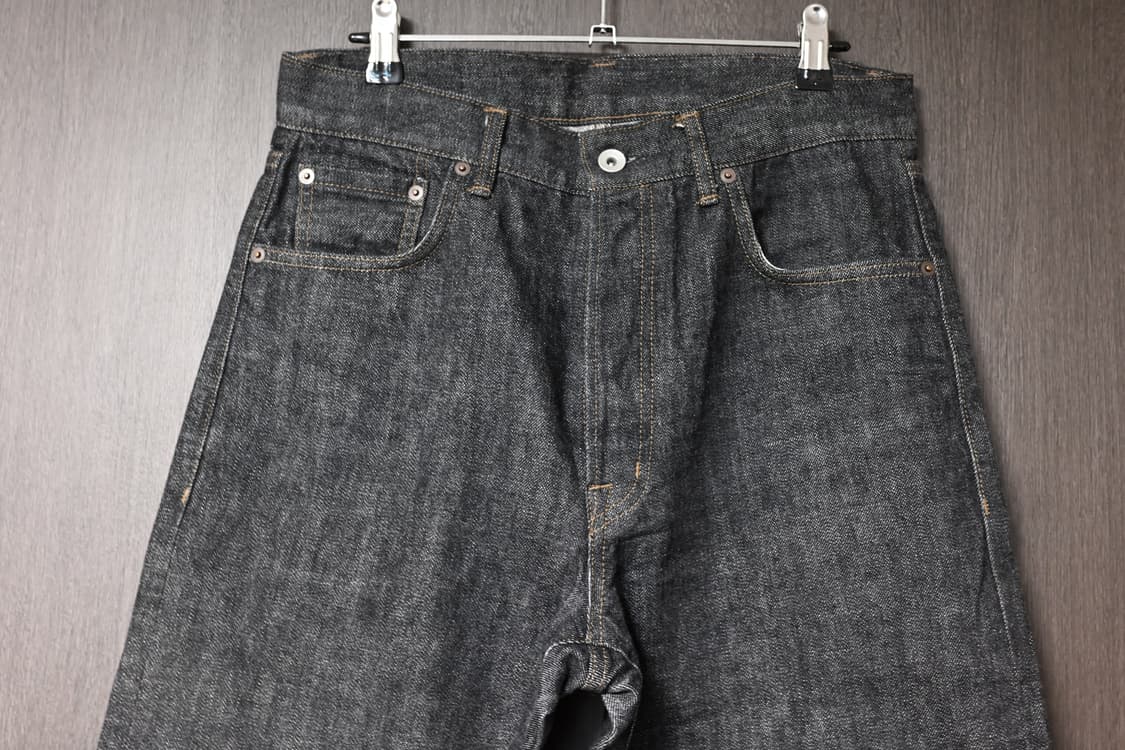 슬릭앤이지 폴브레이크 우디팬츠 블랙 셀비지 데님 30 상품이미지2