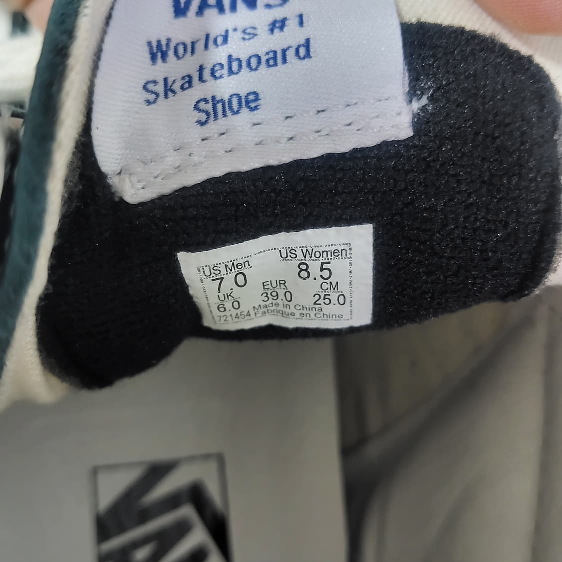 새상품 반스 sk 8볼트 바이 스케이트 하이 에버그린 레더 250 상품이미지3