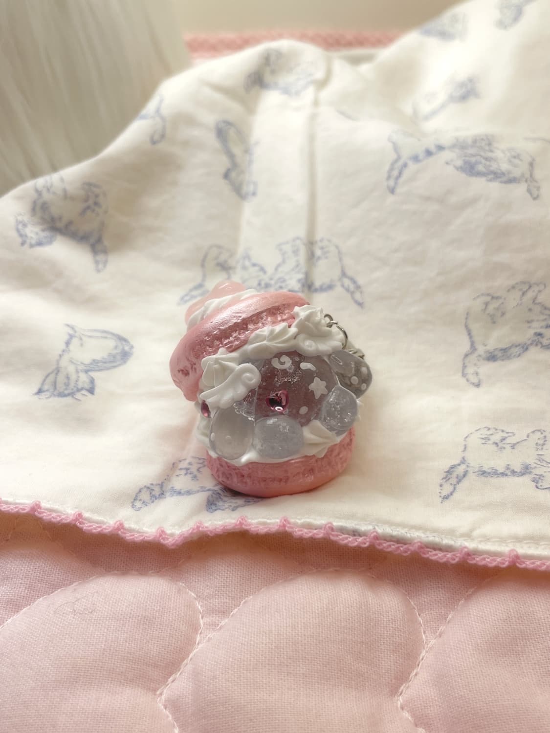 클리어엔젤마카롱 키링(clearangel macaroon keyring) 상품이미지3