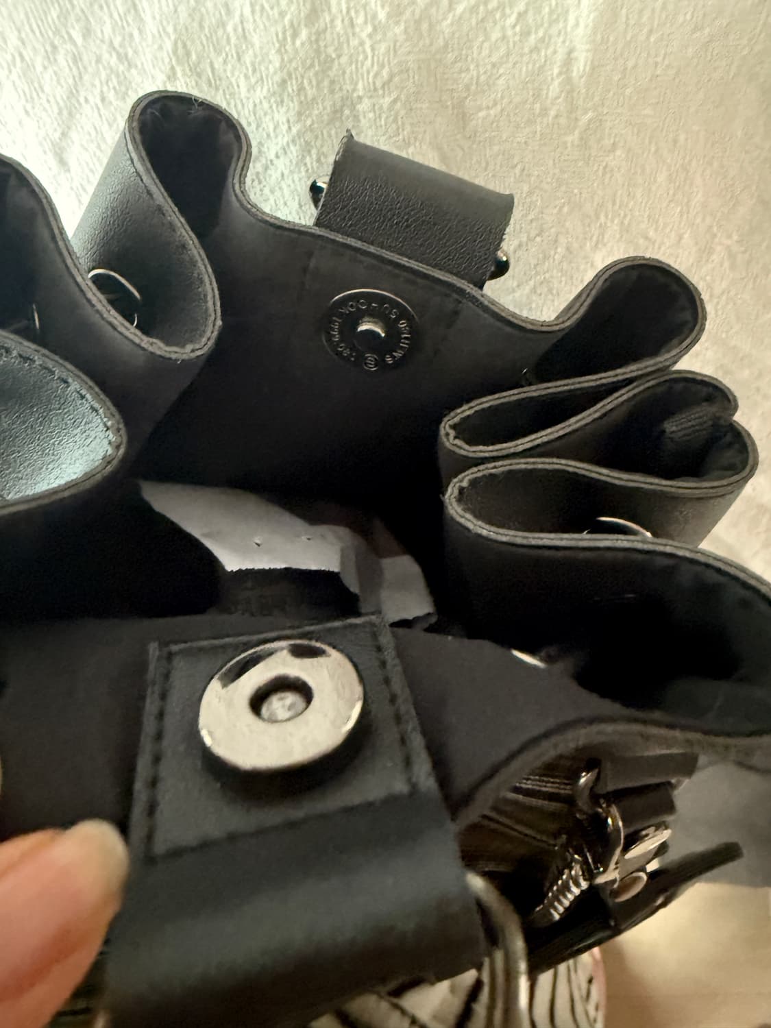 [FILLINTHEBLANK] 필인더블랭크 체크 드로우스트링 백 상품이미지7