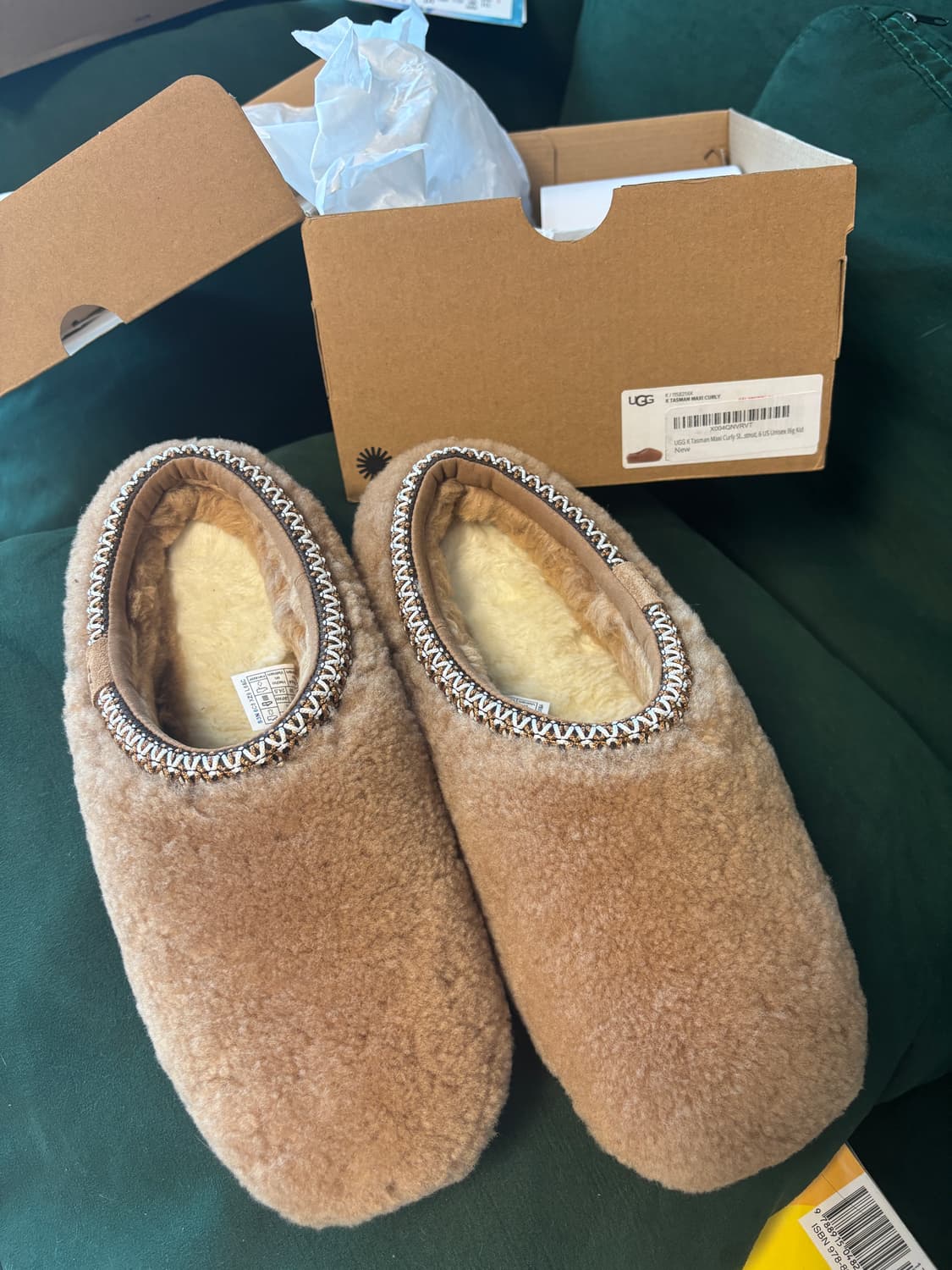 새상품) 어그 타스만 빅키즈 맥시 컬리 상품이미지1