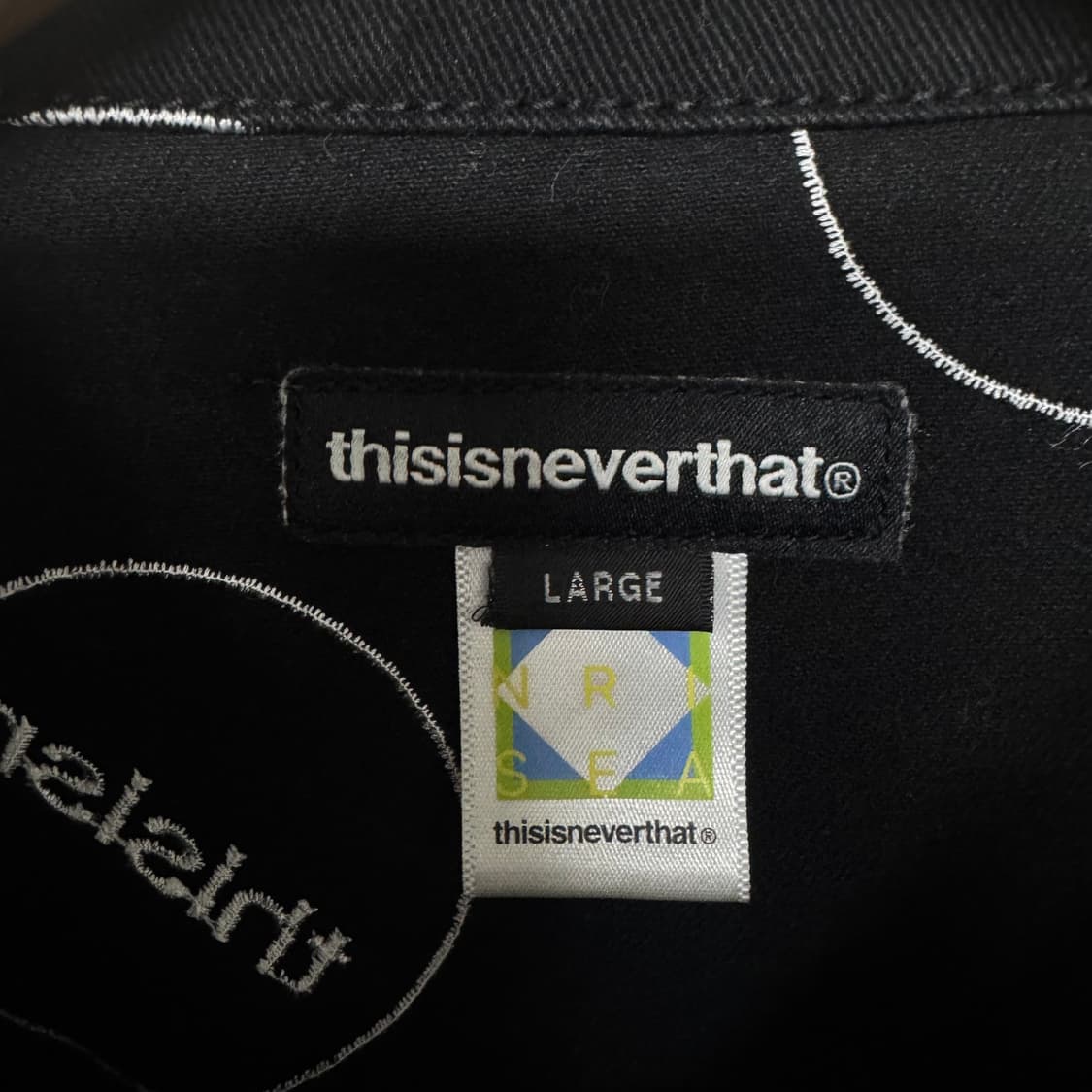 디스이즈네버뎃  C-로고트러커자켓 블랙 상품이미지3