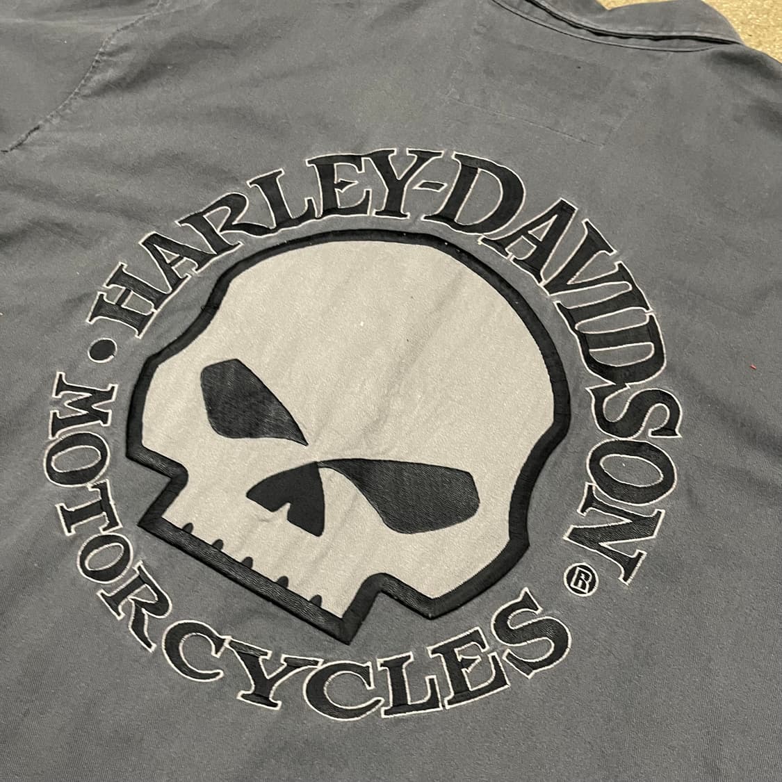 할리데이비슨 윌리지 스컬 셔츠 (105-110) 상품이미지2