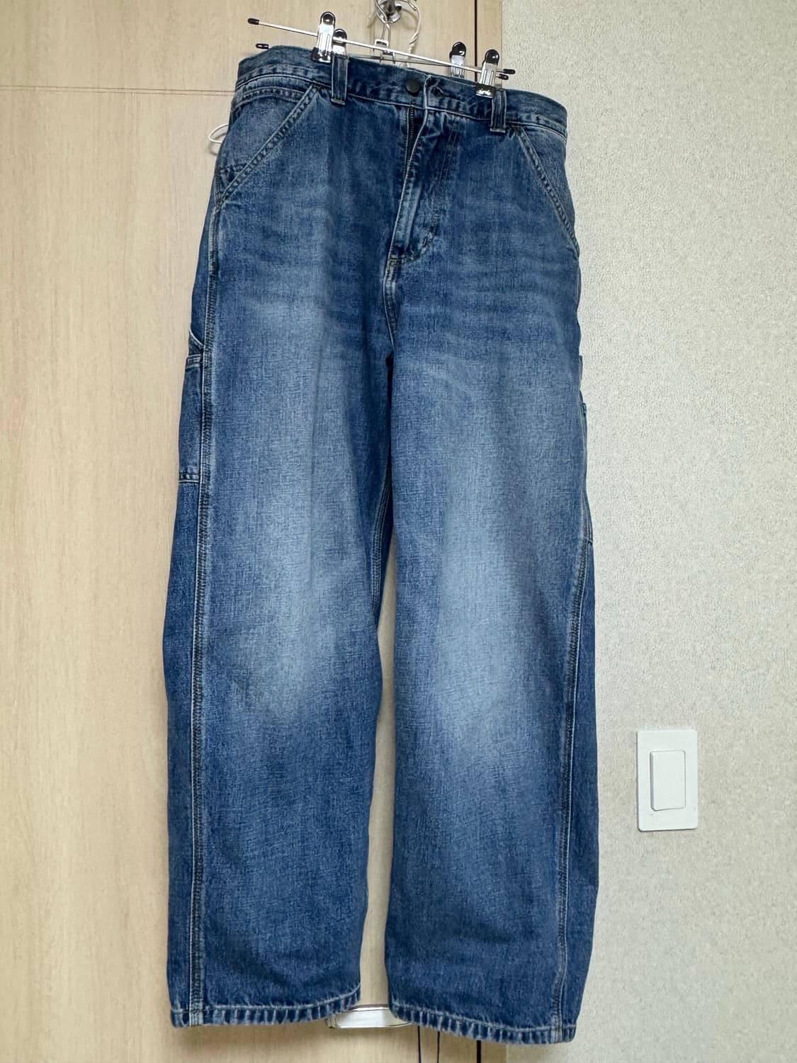 칼하트윕 OG 싱글니팬츠 카마노 블루 다크 유즈드 워시 S 사이즈 상품이미지3