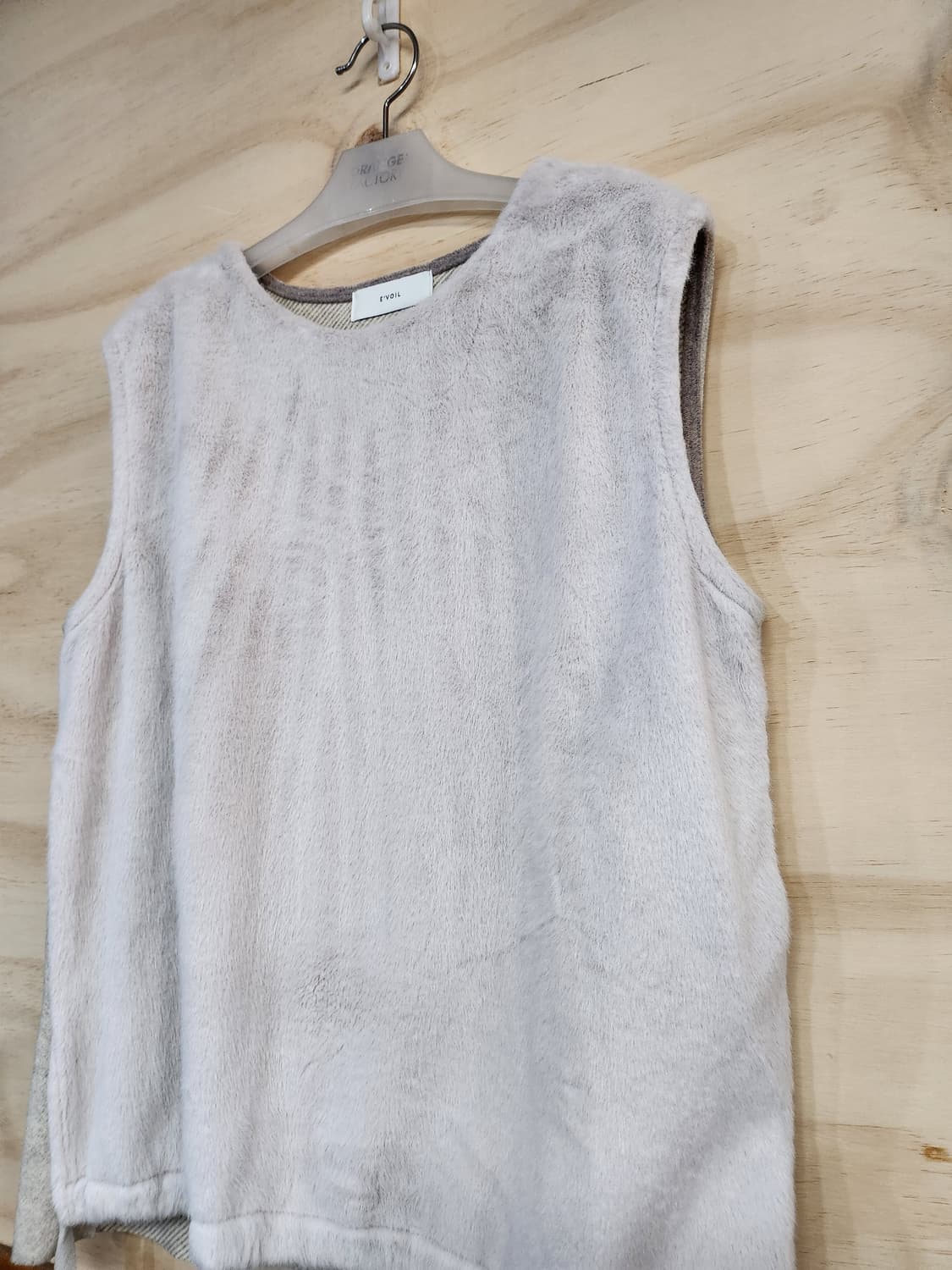 439) 인조퍼 조끼 상품이미지3