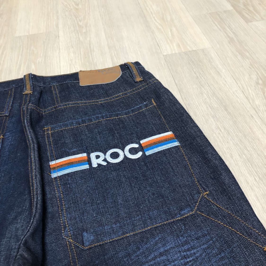 (36) 새상품 로카웨어 ROCAWEAR 배기핏 힙합 데님 팬츠 로카웨어 상품이미지6