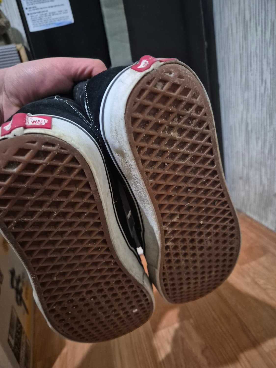 반스 스케이트 하이 블랙 화이트 295mm 상품이미지4