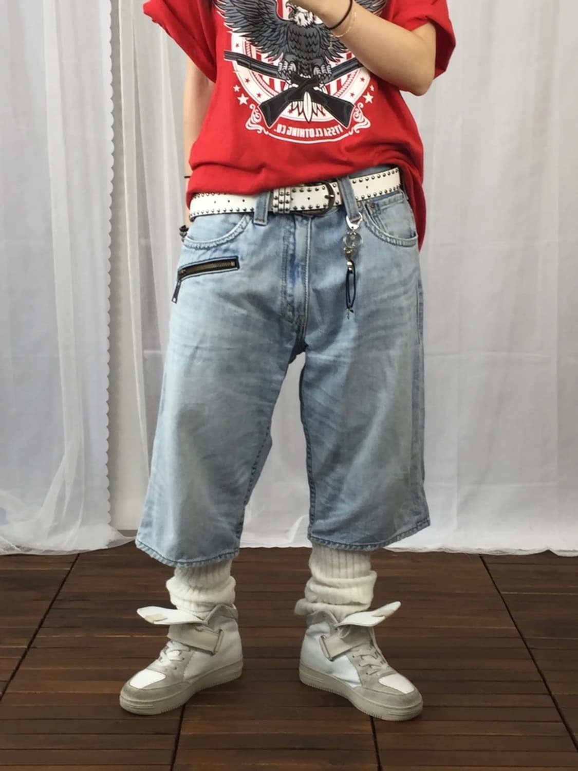 Levi’s 703 Zip Pocket Denim Shorts 상품이미지1