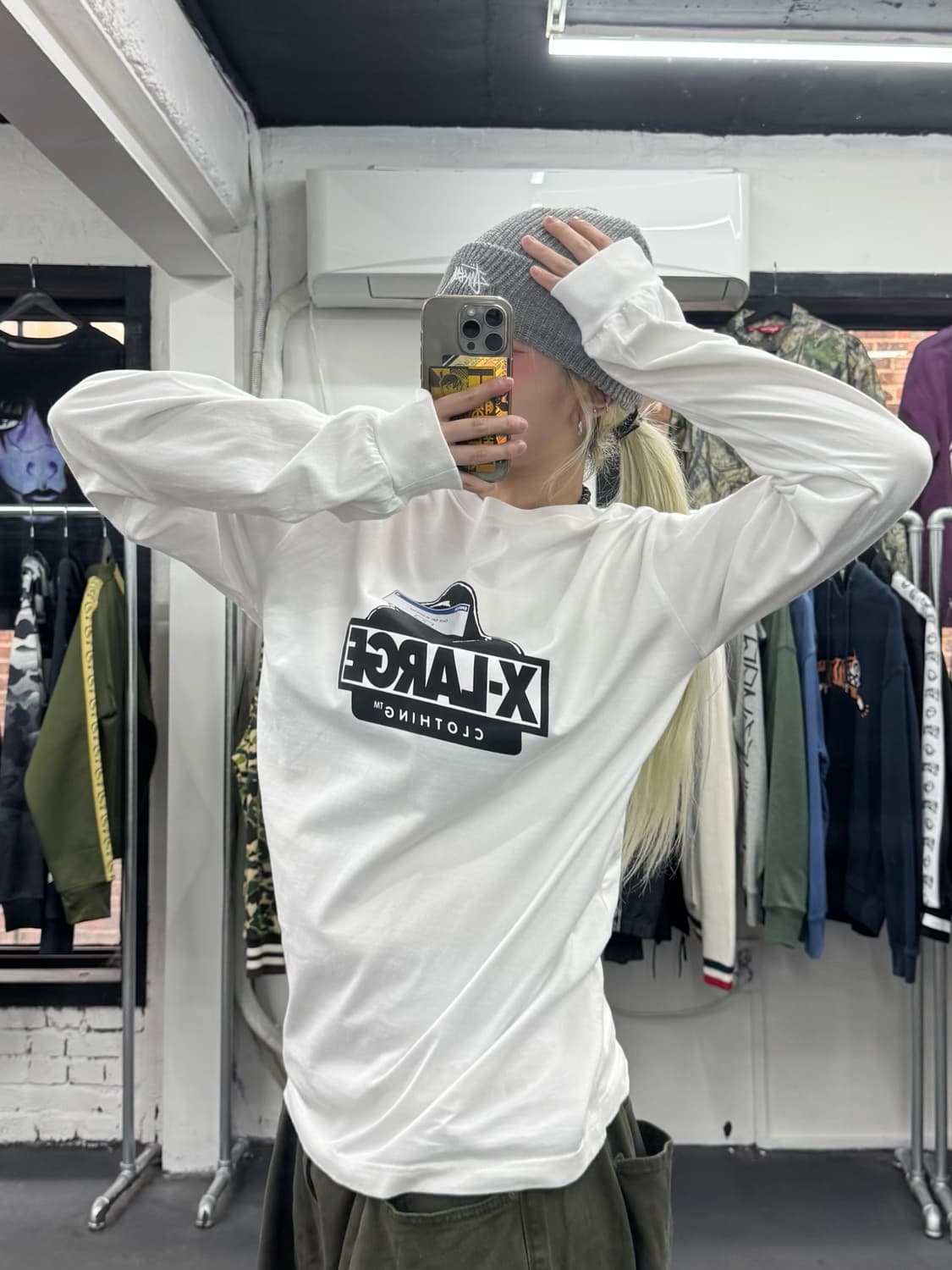 XLarge 엑스라지 빅로고 롱슬리브 상품이미지5