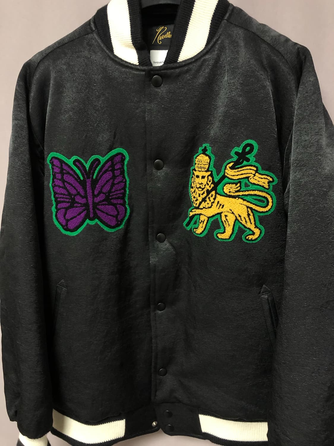 니들스 X 사스콰치패브릭스 어워드 바시티 자켓 상품이미지3