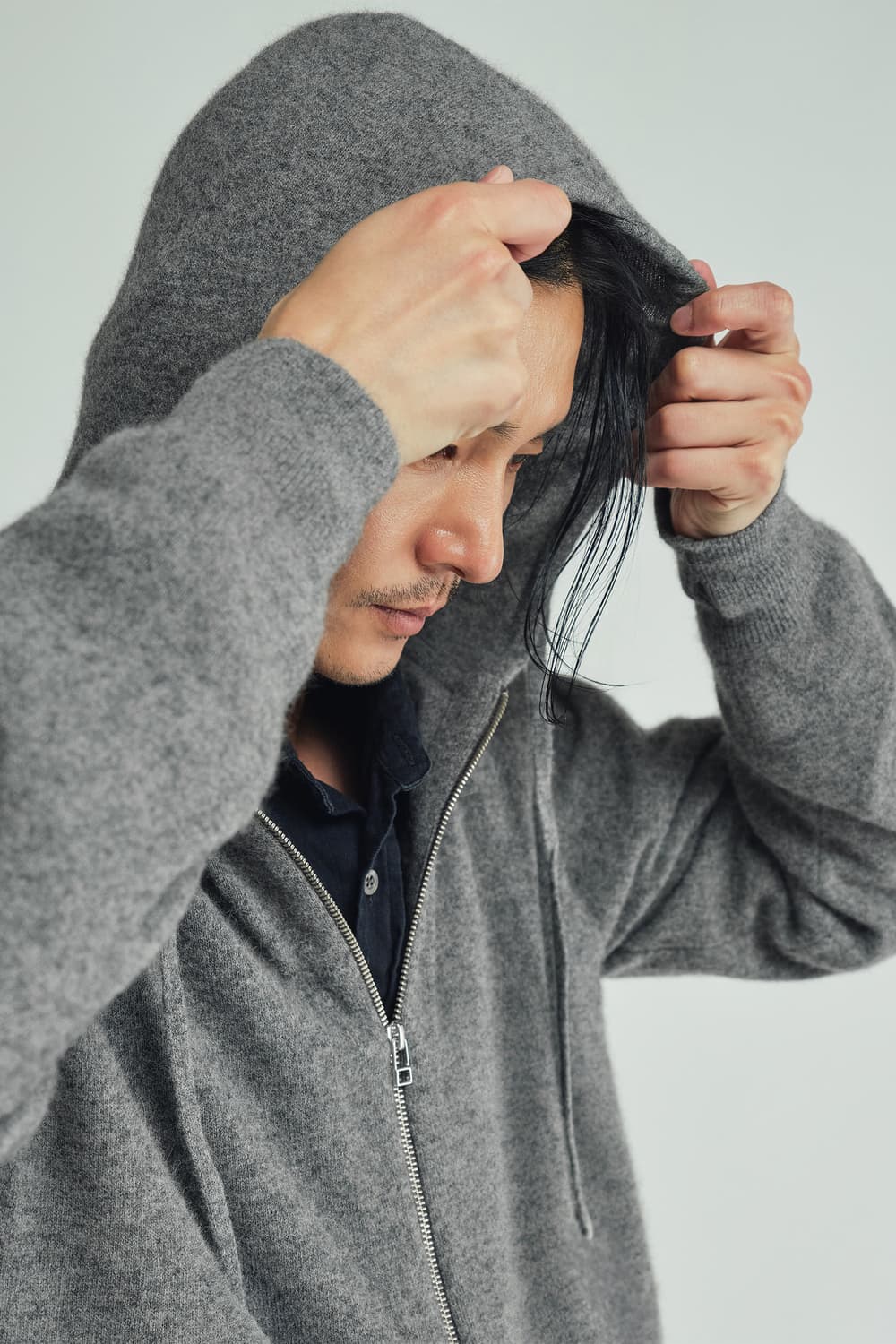 이얼즈어고  울 헤어리 후드 집엎 상품이미지4