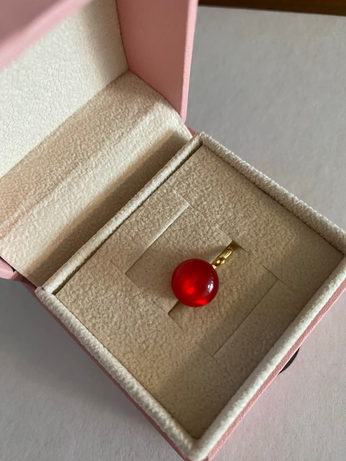 빈티지 레드알 팬던트 목걸이  상품이미지2