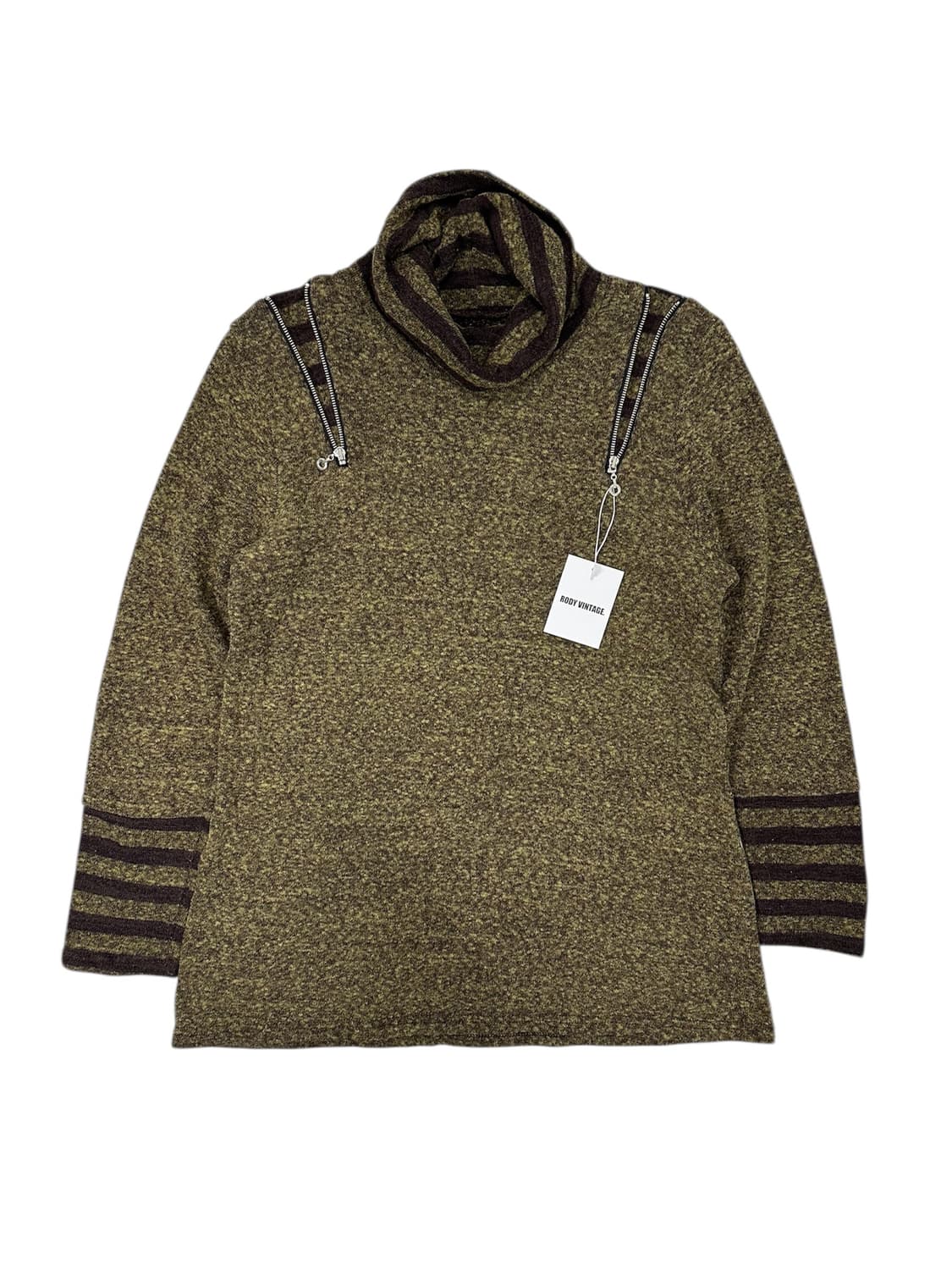 Zipped Neck Knit Pullover 상품이미지1
