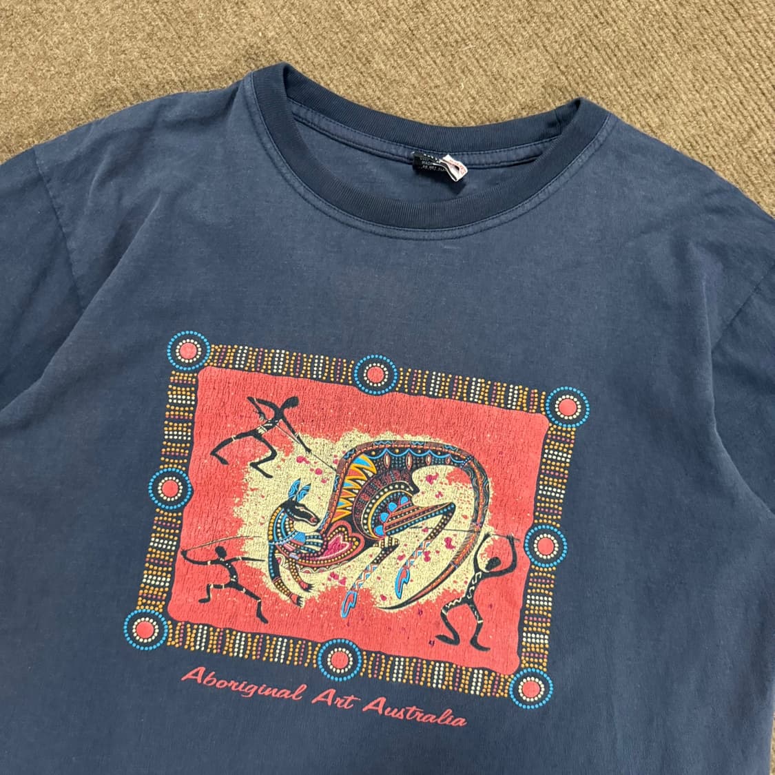 (100) Vintage Indian Print T-Shirt  상품이미지4